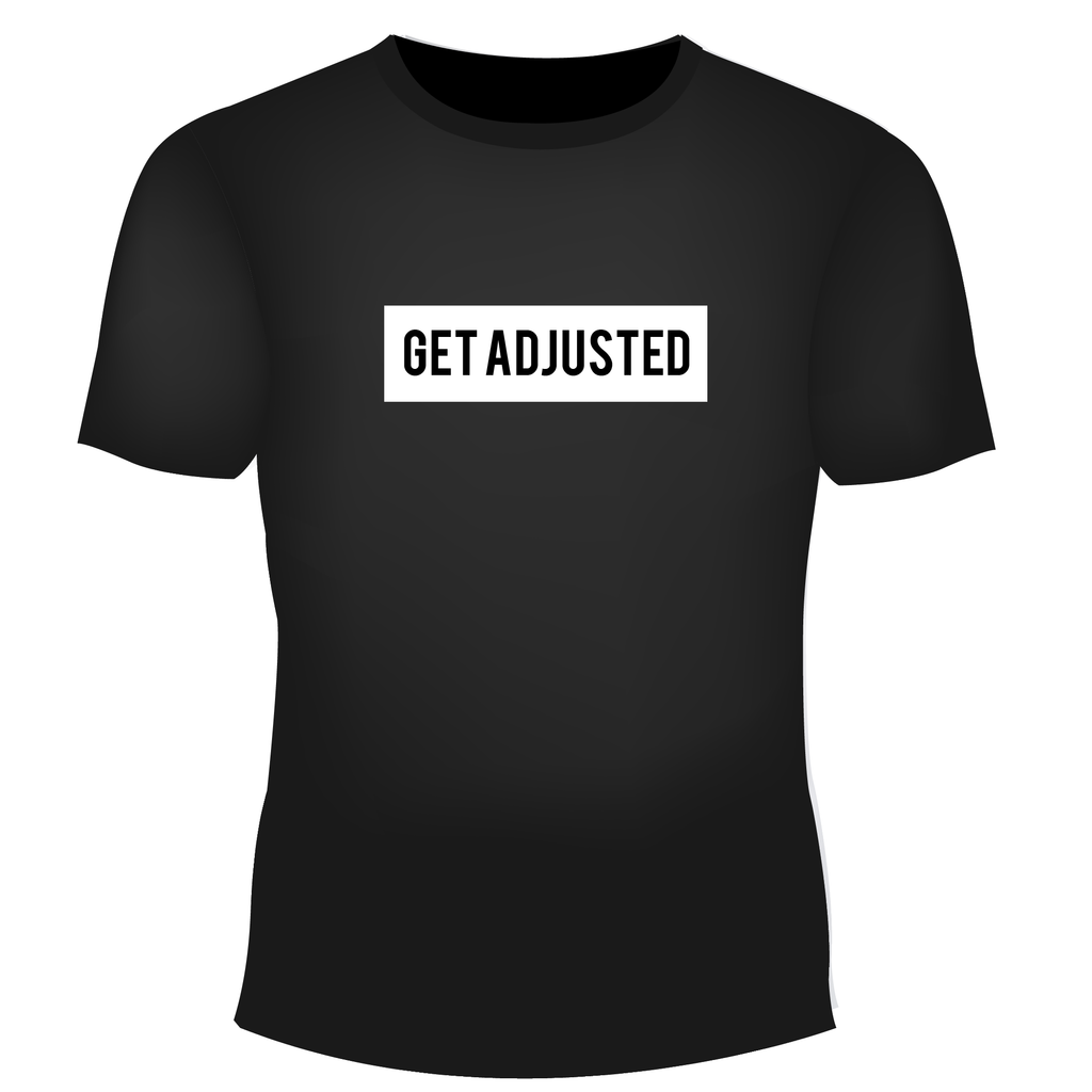 Get Adjusted Black T-Shirt